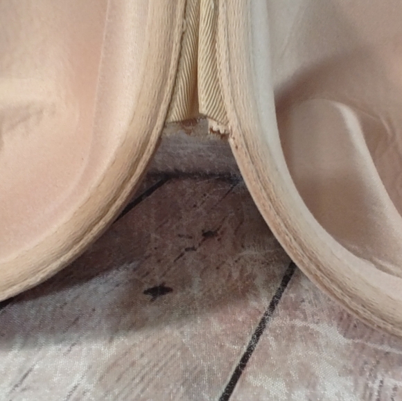 Soma Vanishing Lace Trim Perfect Coverage Bra Beige 40DDD - Picture 5 of 13